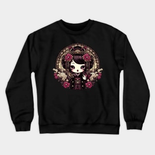 Geisha Gothic Lolita Kawaii Crewneck Sweatshirt